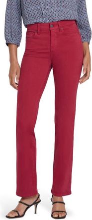 NYDJ Marilyn Straight Leg Jeans in Beaujolais at Nordstrom, Size 10