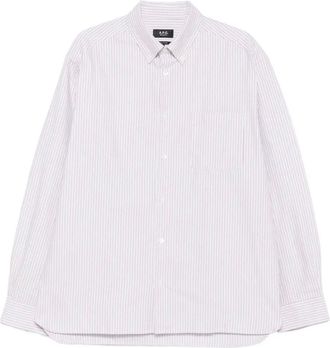 A.P.C. Camicia a righe - Bianco
