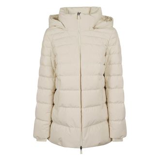 Herno Dames, Jassen, Beige, Maat: L Leer