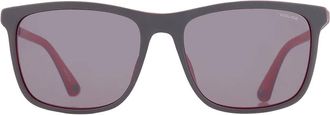 Police Grey Square Mens Sunglasses SPLA56 1BUX 56