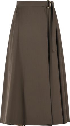 Burberry Falda de lana verde Burberry Belina