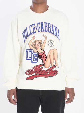 Dolce & Gabbana Sweatshirt With Pin-Up Print