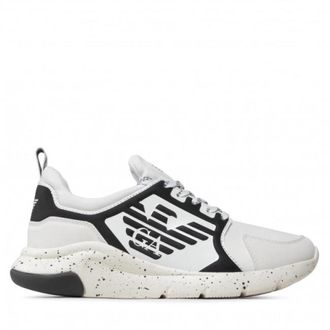 Emporio Armani Sneakers - Heren - Sneakers - Wit - 39 EU - Polyester - Schoenen