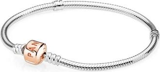 Pandora Moments Snake Chain Armband - Dames - Armbanden - Grijs - ONE Size - Accessoires