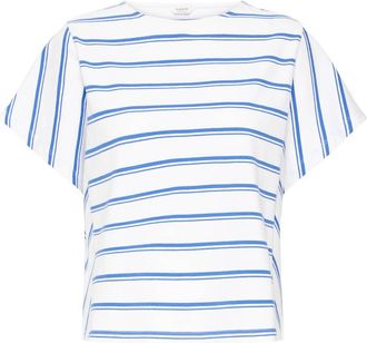 b.young Womens Pandinna Batwing Shirt In Bright White Neb Stripe