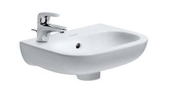 Duravit Duravit D-code - Lavamanos 36x27 Cm, Con 1 Orificio Para Grifer&iacute;a A La Izquierda, Blanco Alpino 07053600092