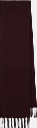 Max Mara Fringed wool scarf