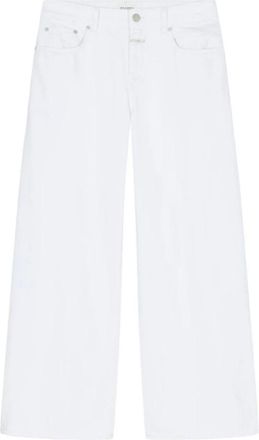 Closed Jayla Wide Jeans - Dames - Loose Fit Jeans - Wit - W24 L32 - Katoen - Jeans