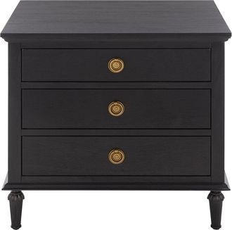 Safavieh Couture Lisabet 3-Drawer Wood Nightstand