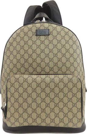 Gucci Brown Pvc Backpack (Pre-Owned)