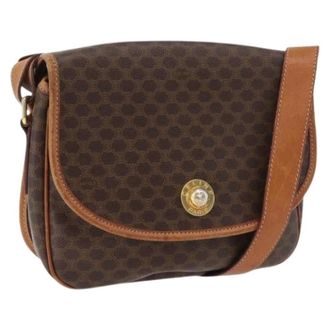 Celine Pre-owned Cross Body Bags, female, Brown, Size: ONE SIZE Pre-owned Vintage Shoulder Bag