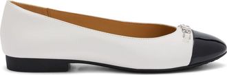 Michael Michael Kors Rebecca ballet flats - women - Leather - 8.5 - White