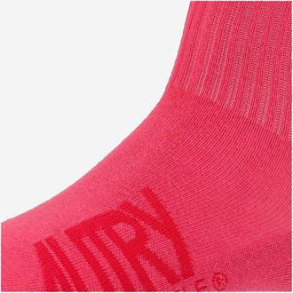 Autry Womens Socks Stretch Cotton Logo Pink
