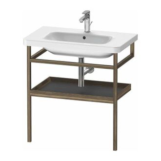 Duravit Barra De Toalla Durastyle 440x740mm Con Balda Blanco Brillante / Roble Macizo