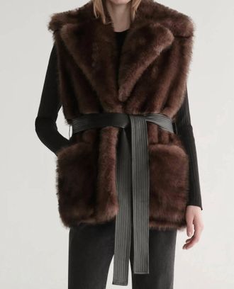A.L.C. Devon Vest In Mink