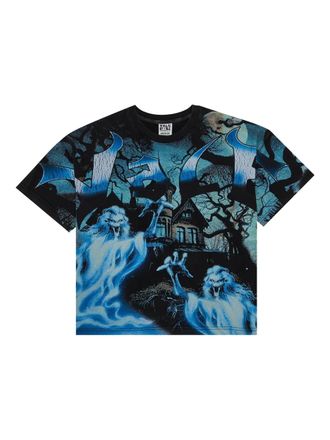 Vale Casper printed T-shirt - Zwart