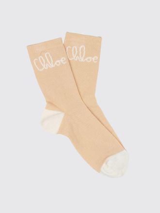 Chlo&eacute; Calze in cotone con logo jacquard