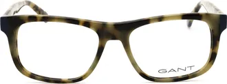 GANT GA3157 Tortoiseshell Acetate Eyeglasses - Brown