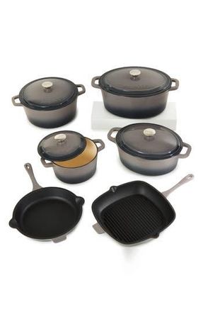 Berghoff Neo Cast Iron 10-Piece Cookware Set in Oyster at Nordstrom Rack