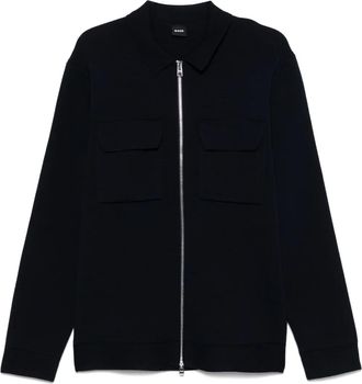 BOSS Giacca con zip - Blu