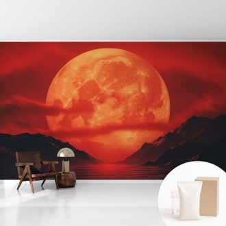 Tulup Tapete Vliestapete Mit Kleber - Abwaschbar - Tapete Mit Motiv - Trendige Wanddeko - Elegant Fototapete N&auml;chtliches Ph&auml;nomen 416x254 Cm