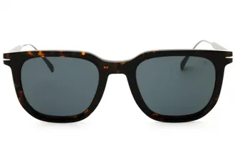 David Beckham DB7119S Oval Tortoiseshell Sunglasses - Black
