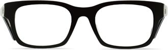 Moncler rectangular-frame glasses - men - Acetate - 53 - Black