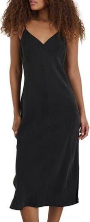 Alex Mill Carly Cupro Blend Slipdress in Rich Black at Nordstrom Rack, Size X-Small