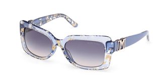 Guess GM00018 92W Womens Sunglasses Blue Size 56