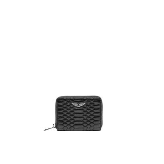 Zadig&Voltaire Mini ZV Matelass&eacute; Wallet - Accessories - unisex - Negro - ONE SIZE