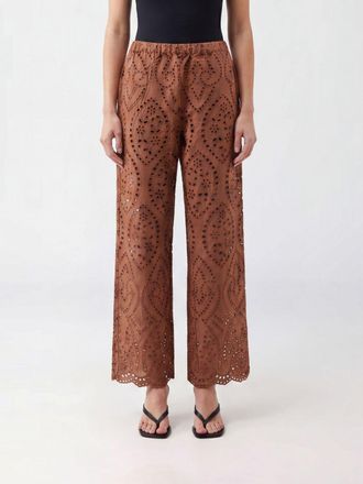 MC2 Saint Barth Pantaloni palazzo in cotone floreale
