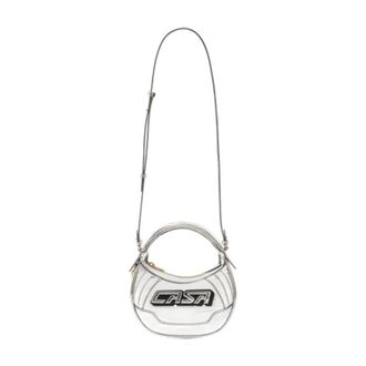 Casablanca Biker Bag - Dames - Schoudertassen - Grijs - ONE Size - Leer - Tassen