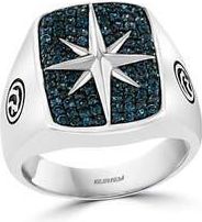 Effy Sterling Silver London Blue Topaz Starburst Ring at Nordstrom Rack, Size 10