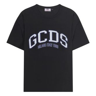 GCDS Gcds, Heren, Tops, Zwart, Maat: XL Katoen