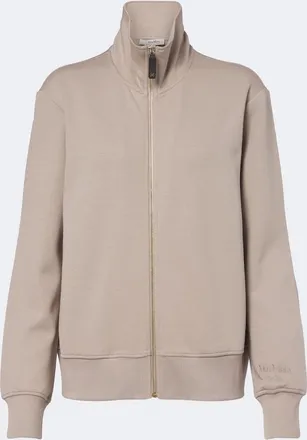 Max Mara Cotton-blend zip-up sweatshirt