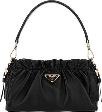 Prada Black Logo Small Shoulder Bag