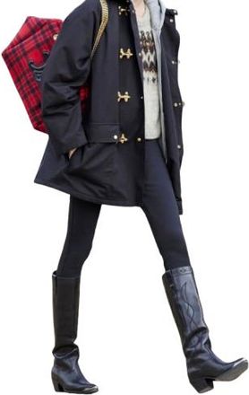 Celine Black Wool Blend Slim Trousers Size XS