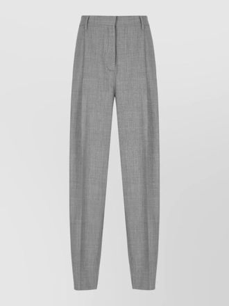 Fabiana Filippi wide leg pleated trousers light point detail