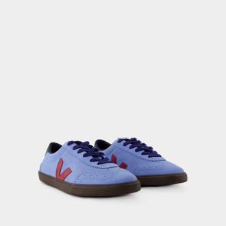 Veja Volley Sneakers - Veja - Leer - Blauw