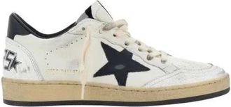 Golden Goose Sneakers, female, White, 7 UK, Leather Trainers with Suede Inserts