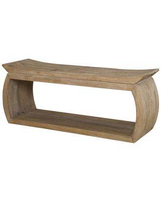Uttermost Connor Reclaimed Wood Bench