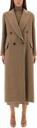 Max Mara Harmony12 Double-Breasted Coat-Donna
