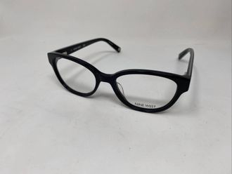 Nine West Womens Nw5101 Oval Eyeglasses In Black