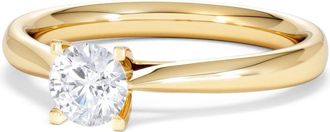 The Diamond Store Half Carat Diamond Engagement Ring Grace Lab F/VS1 18K Gold