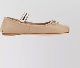 Miu Miu leather ballerina flats