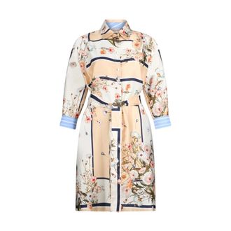 Liu Jo Short Chemisier Dress with Belt - female - Liu Jo - Shirt Dresses - Multicolor - XS - Dresses