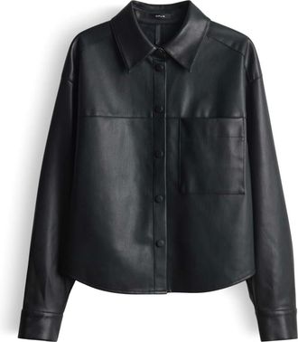 OPUS Dames, Blouses & Shirts, Zwart, Maat: XS Poliester