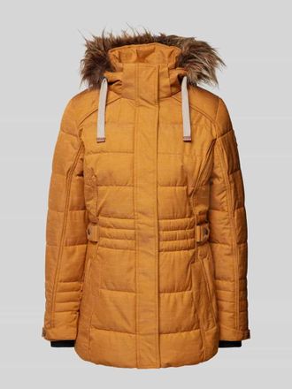 G.I.G.A. DX Steppjacke mit Kunstfellbesatz Modell Oivia in Senf, Größe 36