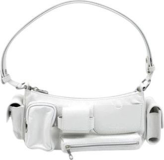 Balenciaga Pre-owned Leren Schoudertas - Dames - Vintage Schoudertas - Wit - ONE Size - Leer - Vintage