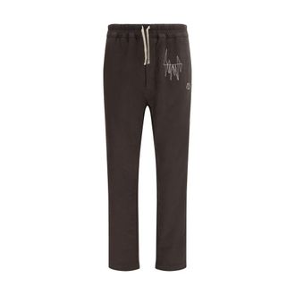 Moncler Brown Cotton Athletic Mens Pants